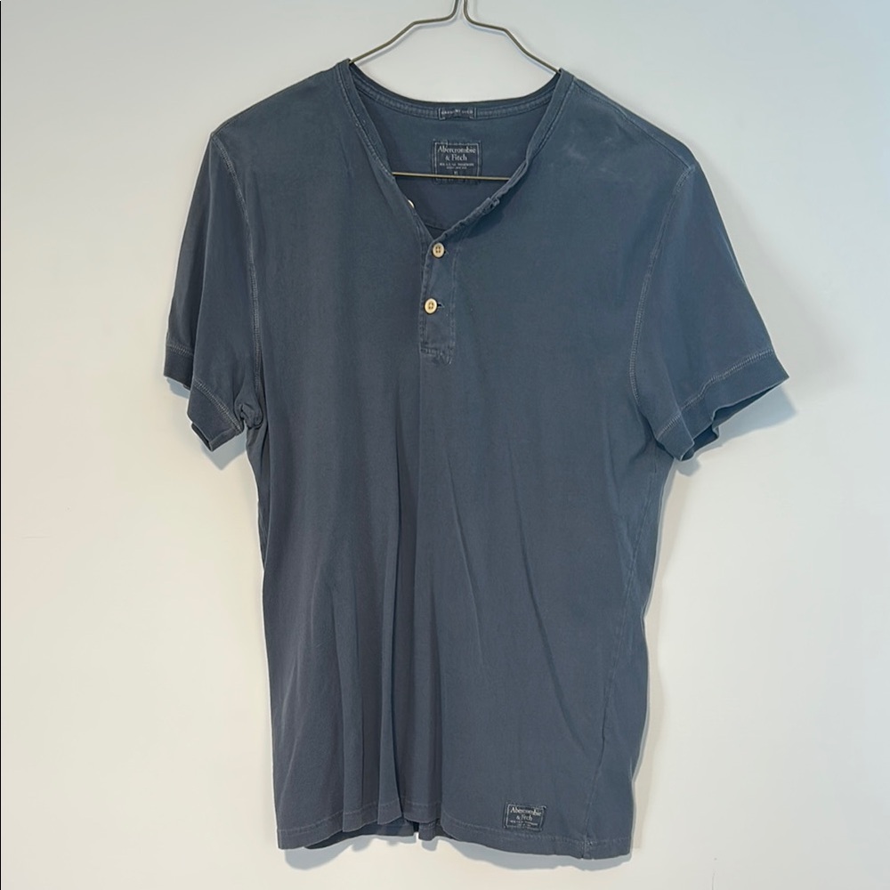 Abercrombie & Fitch Blue Short Sleeve Tee Versatile Casual Wear